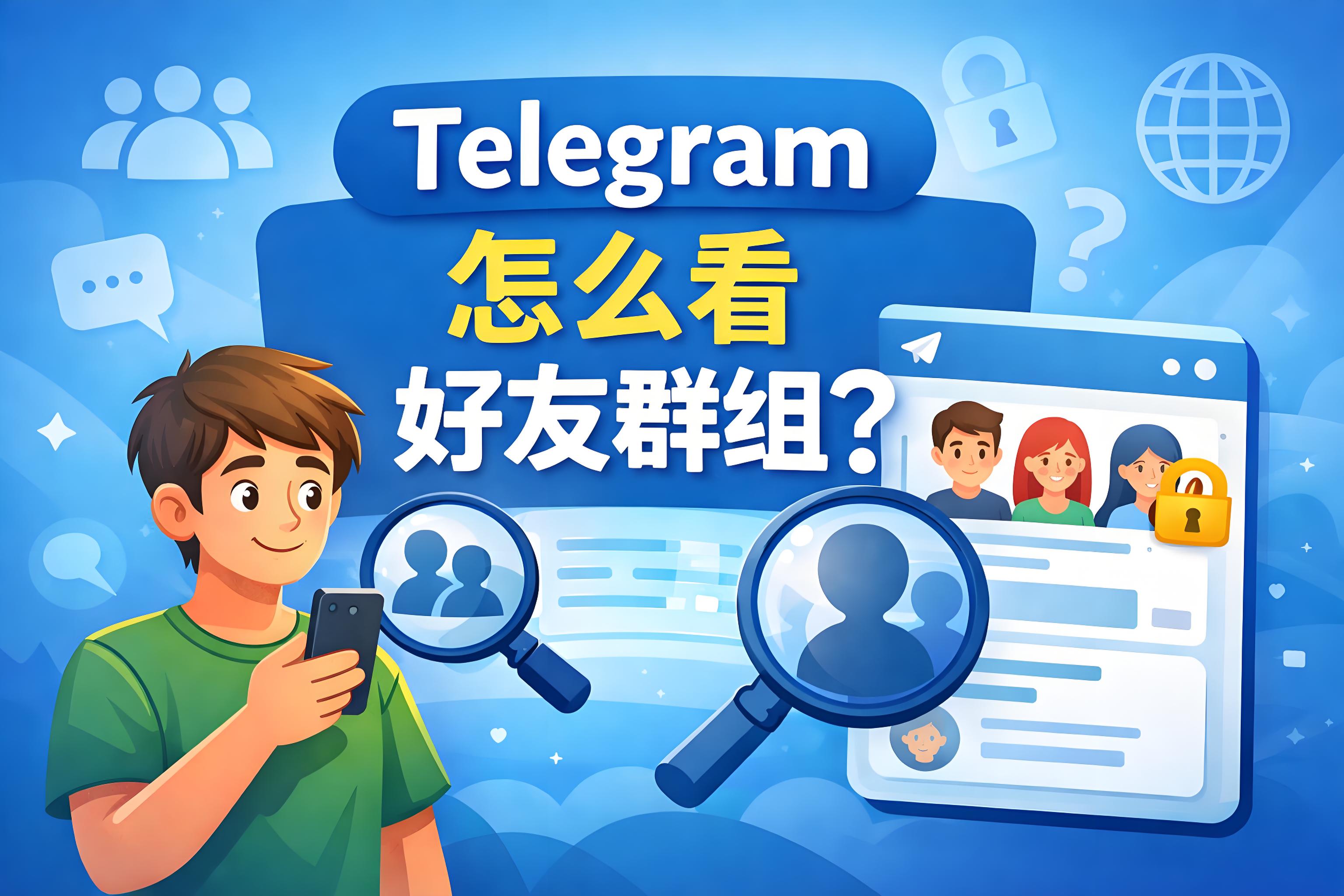 Telegram檢視好友群組有哪些竅門？
