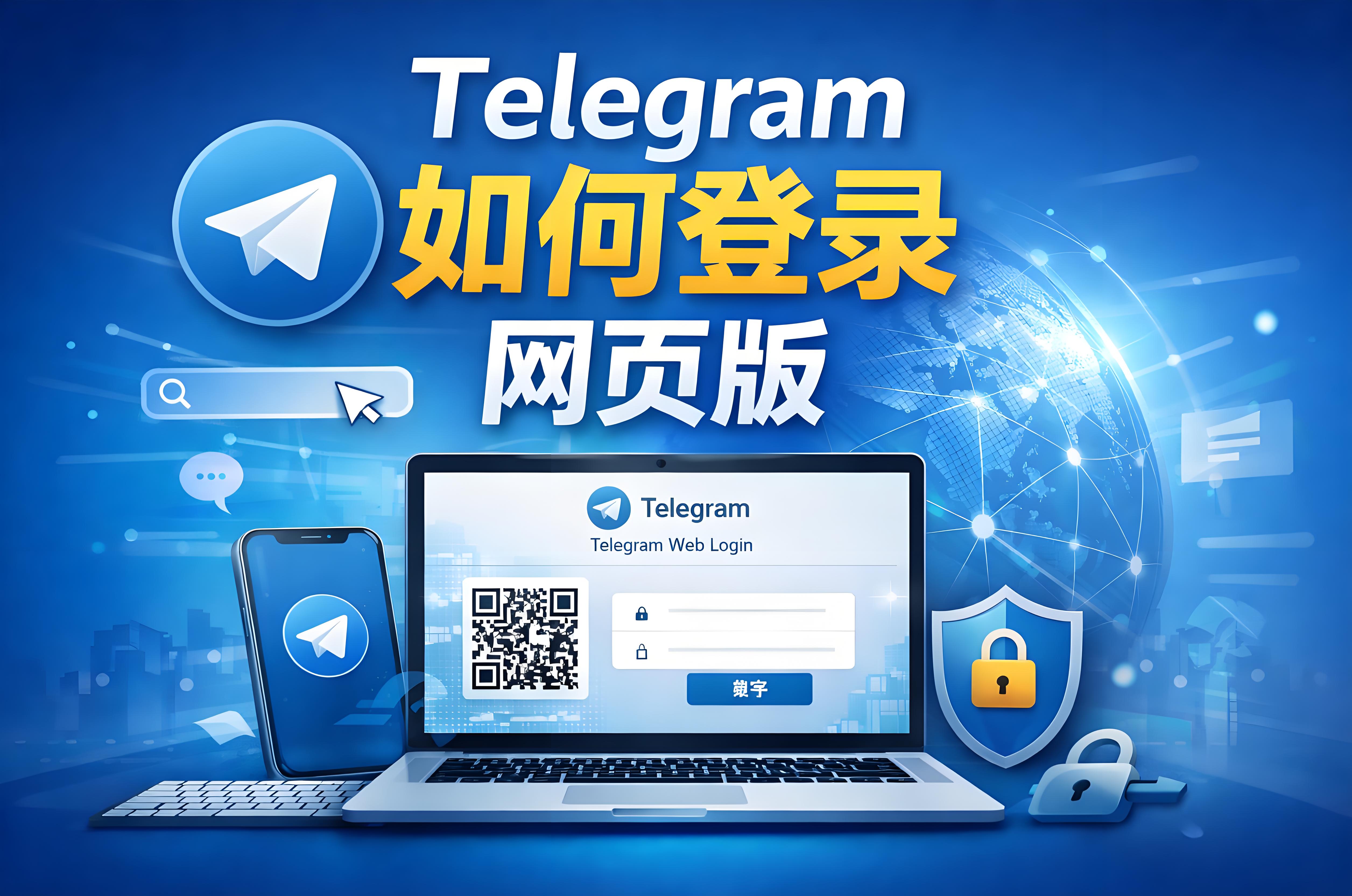 Telegram網頁版怎樣登入？